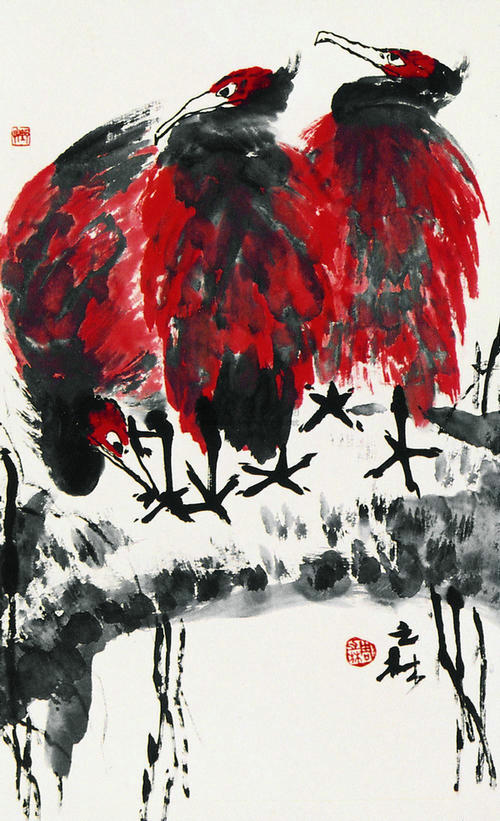 Exquisite turkeys in Chinese paintings