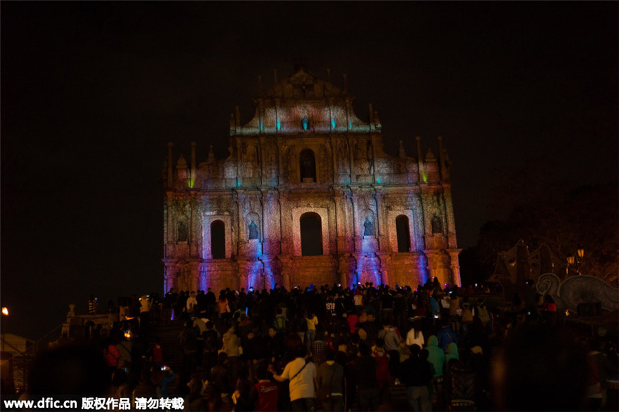 Macao Light Festival delights visitors