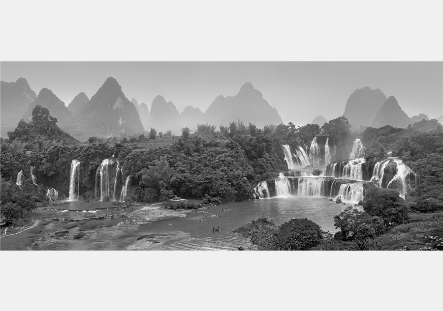 Amazing landscapes of China in white and black