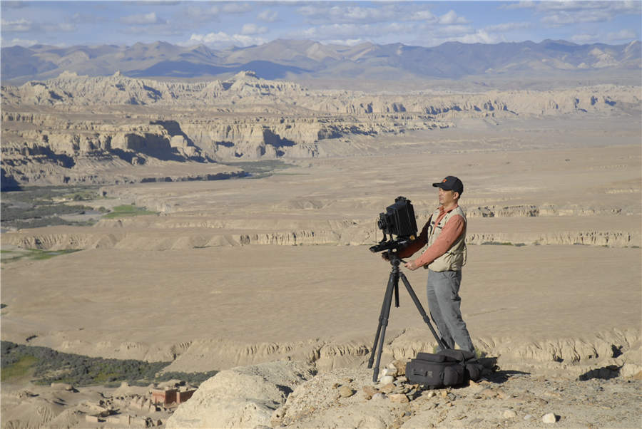 Photographer uses traditional technique to capture images