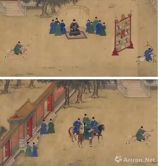 Ancient paintings depict Chinese forerunners of Olympic sports