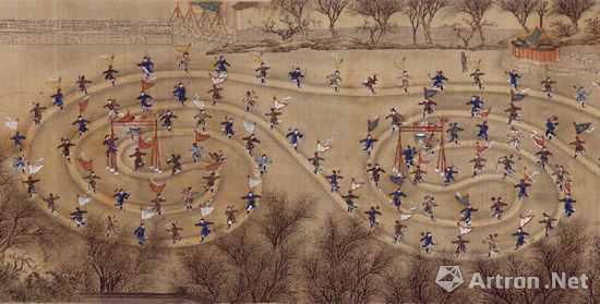 Ancient paintings depict Chinese forerunners of Olympic sports