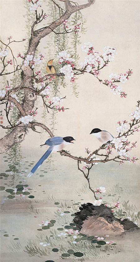 Bird-and-flower paintings commemorate former professor