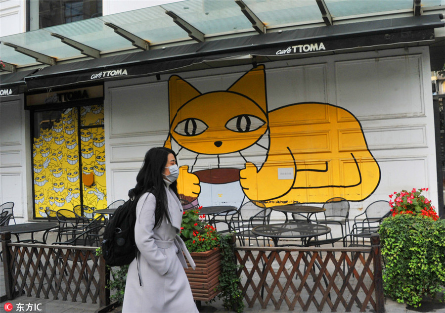 Graffiti art brightens up streets of Shanghai