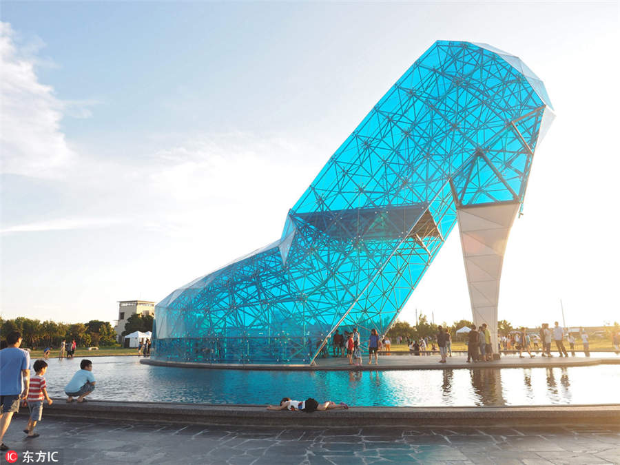 How art installations celebrate high-heel shoes