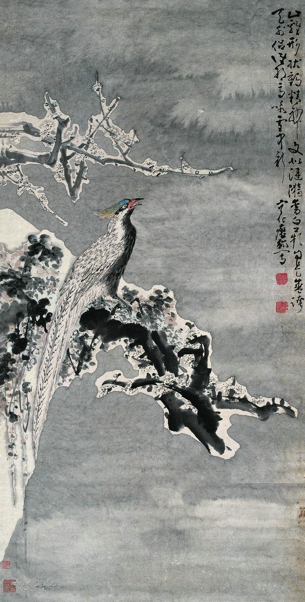 Lovely roosters depicted by Chinese painters