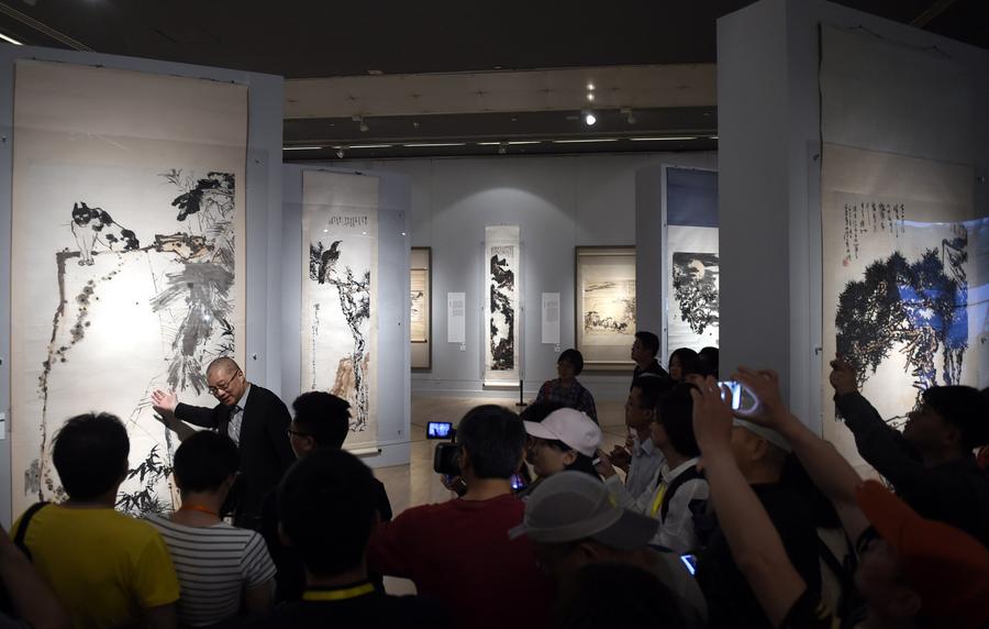 Exhibition held in Beijing to commemorate Chinese artist Pan Tianshou