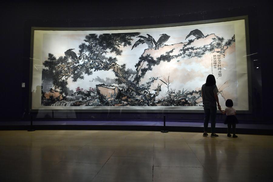 Exhibition held in Beijing to commemorate Chinese artist Pan Tianshou