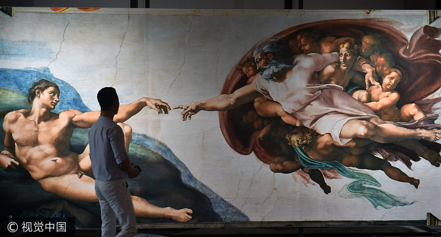 Michelangelo's frescos recreated in Shanghai