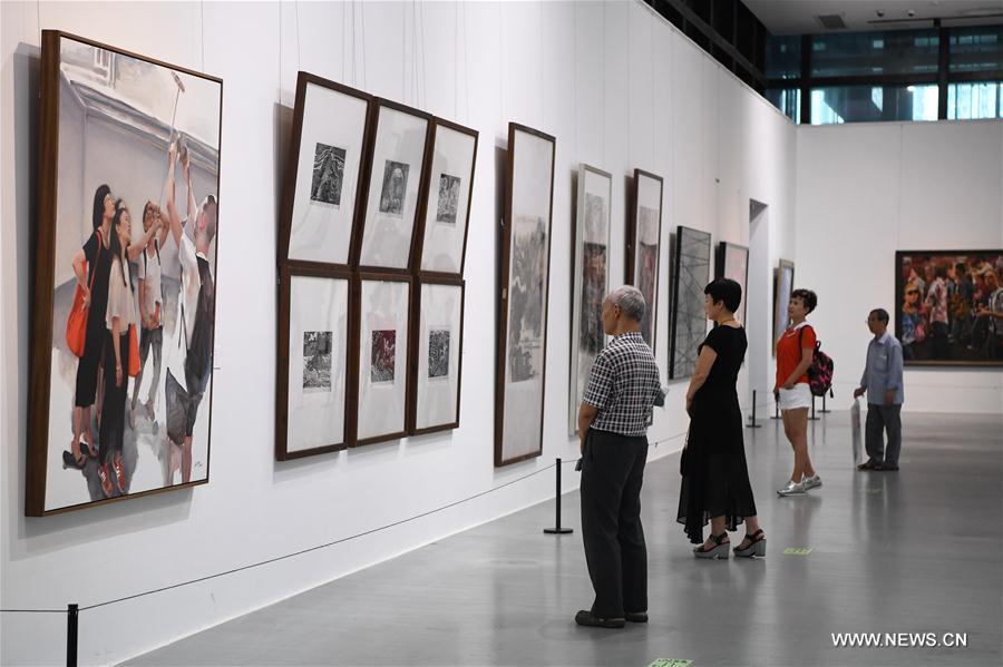 'Beautiful Chongqing' themed artwork show held in SW China