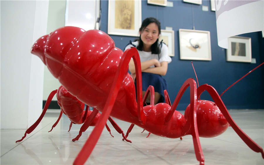 Chinese, Pakistani artists hold joint exhibition in Suzhou