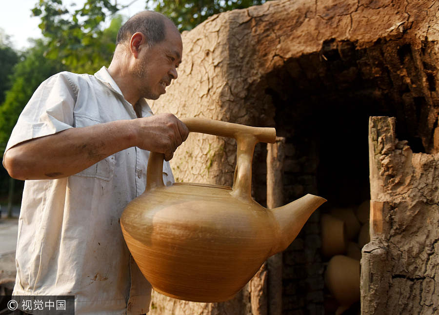 Inheritor's handmade clay teapots perfect for summer