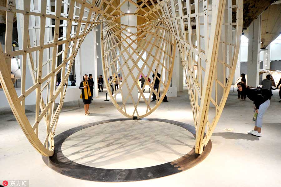 Grain silo turned into Shanghai exhibition venue