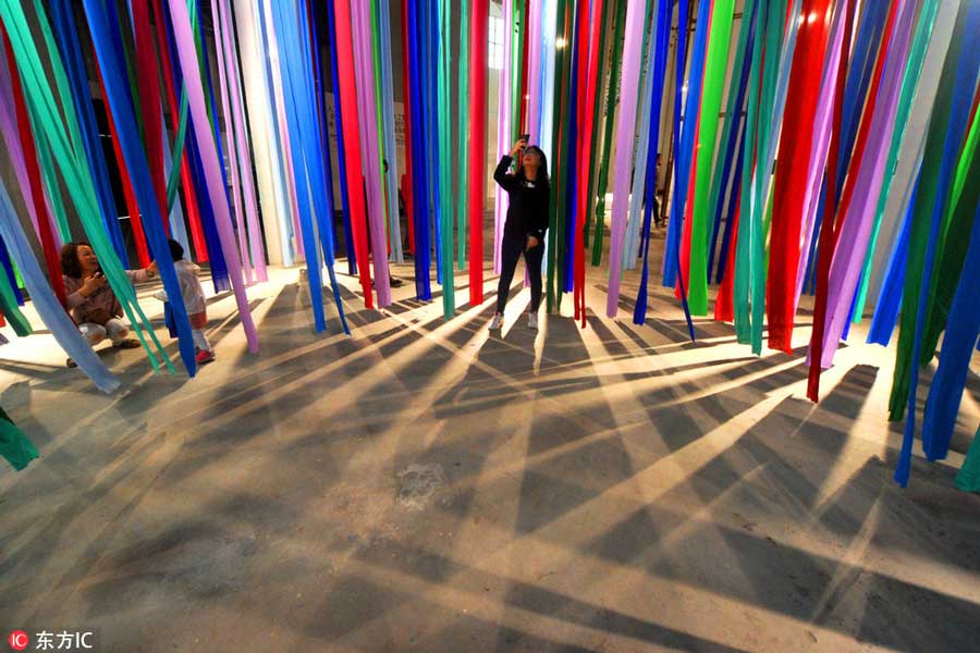 Grain silo turned into Shanghai exhibition venue