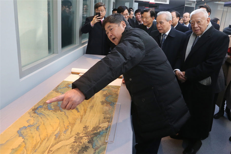 'Silk Road Landscape Map' donated to the Palace Museum