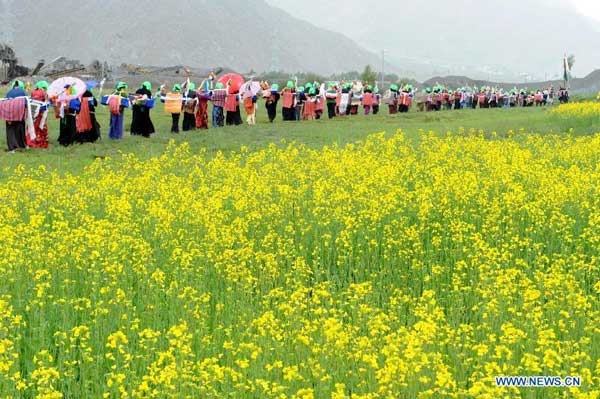 Quguo Festival celebrated in Tibet