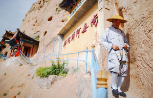 Ancient buildings rebuilt in E China village