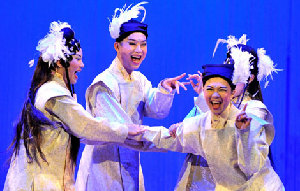 China's first '5-D musical comedy', with a bite