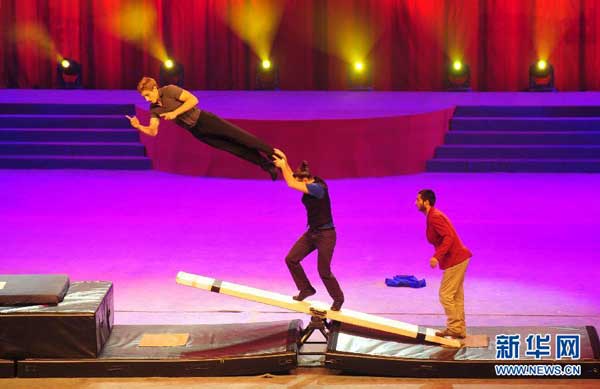 International acrobatics festival kicks off