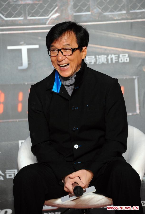 Jackie Chan promotes 'Police Story 2013' in Beijing