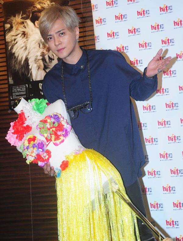 Singer Show Luo attends new album promotion event in Taipei