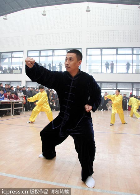 National kung fu exchange conference held in Handan