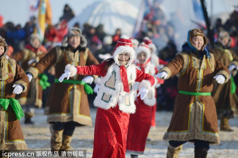 Winter Naadam festival opens in Inner Mongolia