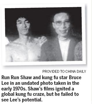 Movie mogul Run Run Shaw, 107, dies in HK