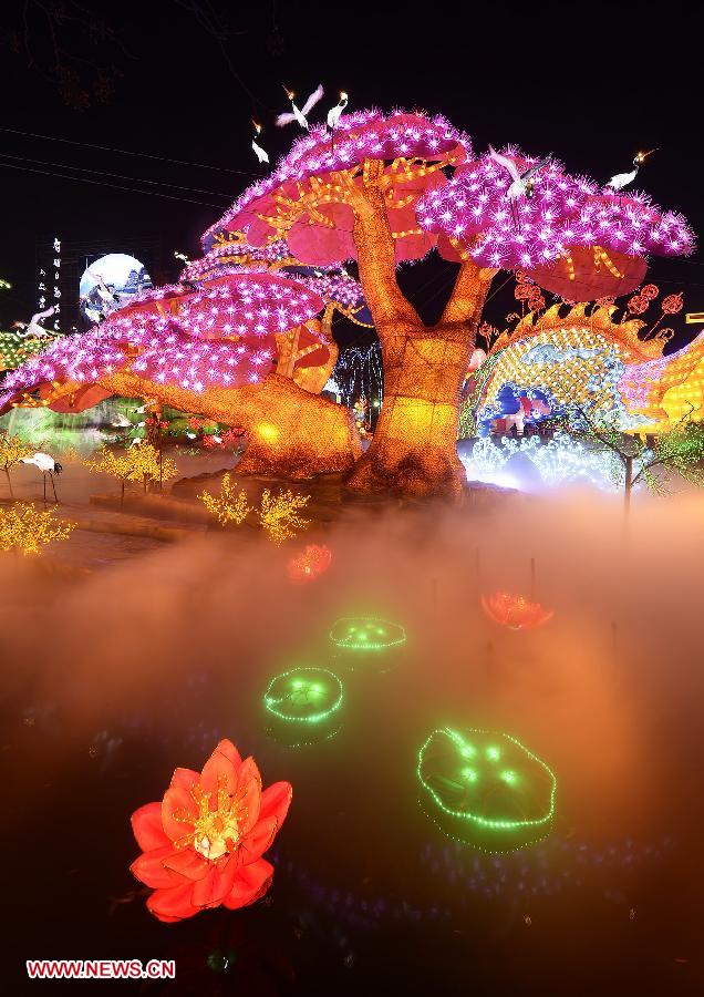 Zigong Int'l Dinosaur Lantern Festival in SW China