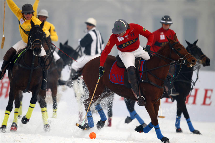 Tianjin hosts Snow Polo World Cup 2014