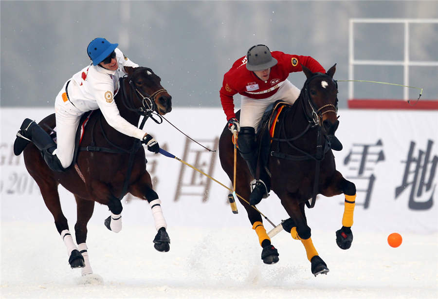 Tianjin hosts Snow Polo World Cup 2014