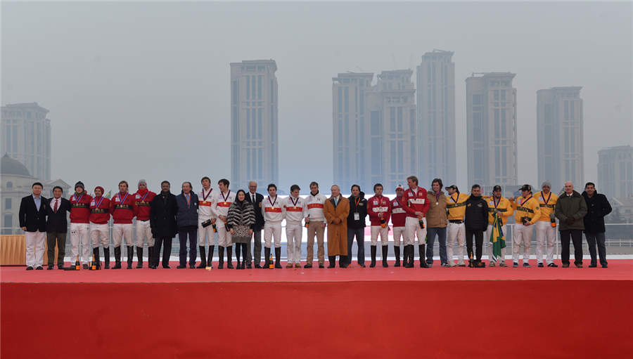 Tianjin hosts Snow Polo World Cup 2014