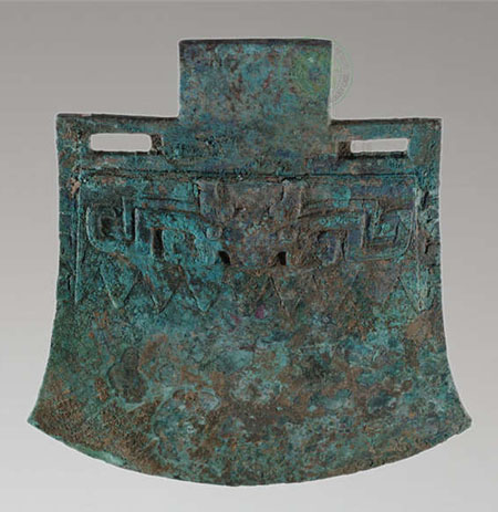 Late Shang Dynasty relics on display