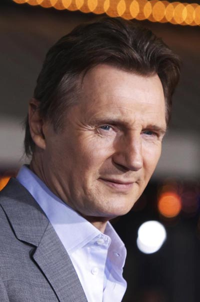 Liam Neeson's 'Non-Stop' premieres in LA