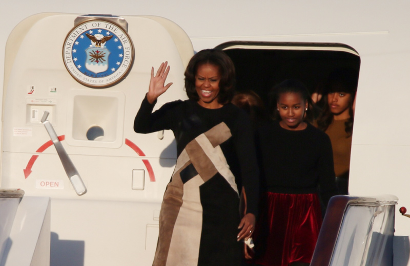 Michelle Obama starts landmark trip