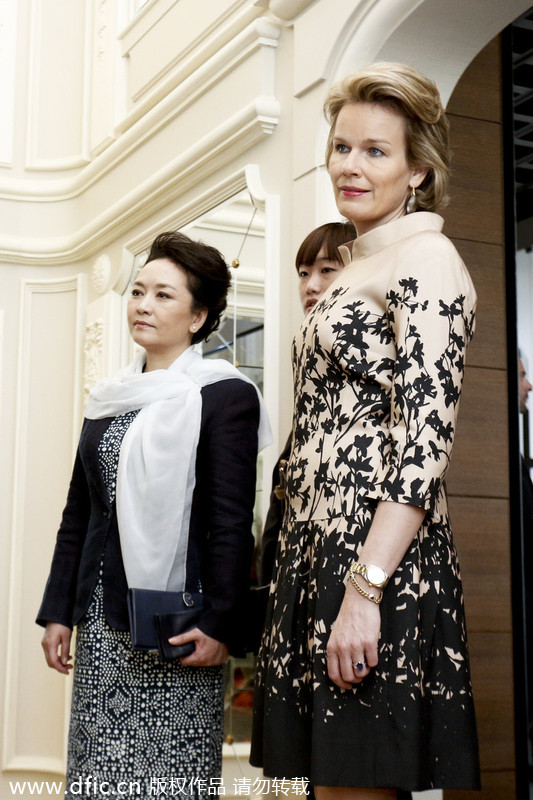 China's first lady and Belgium's queen visit MIM