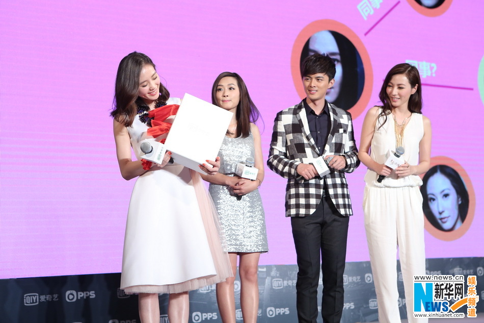 Nicky Wu and Liu Shishi promote new TV series in Beijing