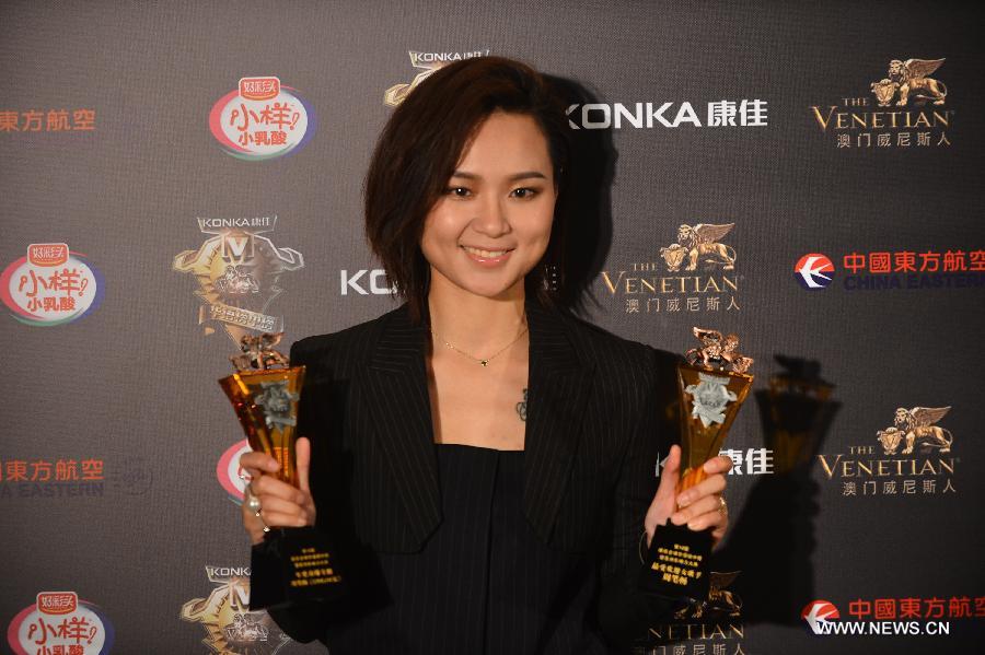 Celebs attend 18th China Music Awards in Macao