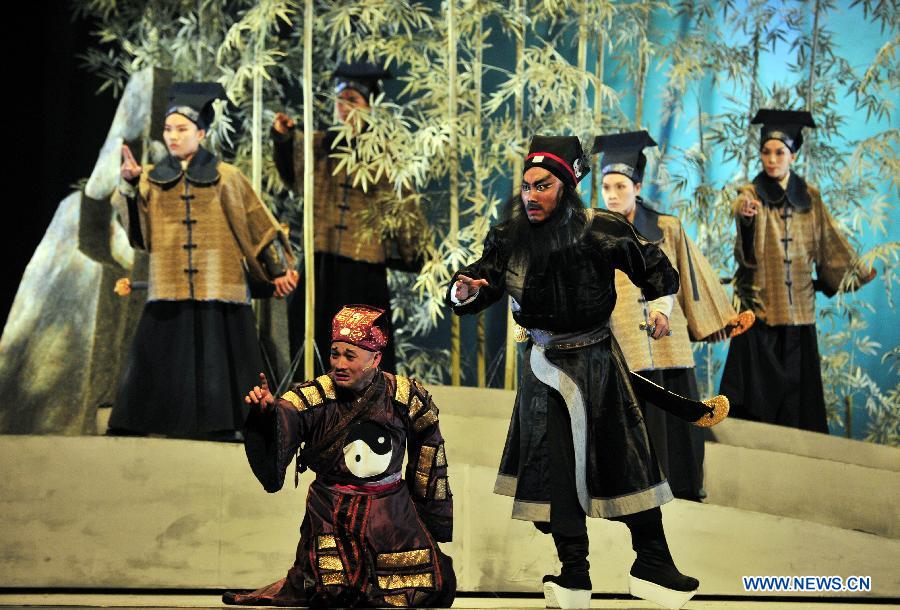 Peking opera 'Rashomon' rehearsed in Taipei