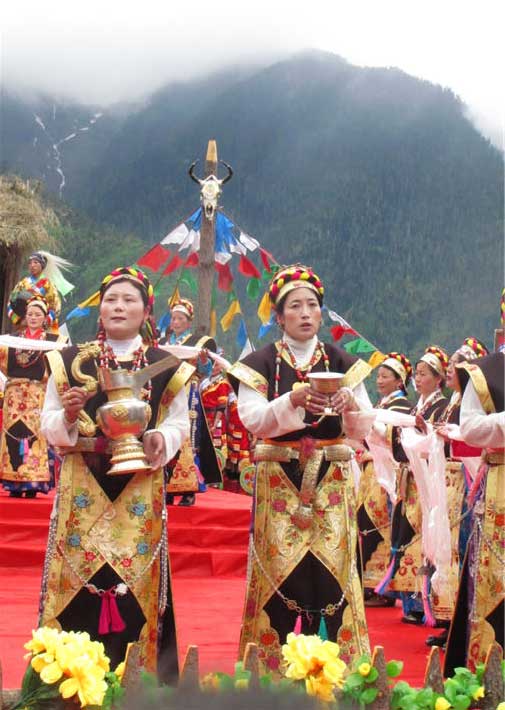 8th Yellow Peony festival held in Tibet