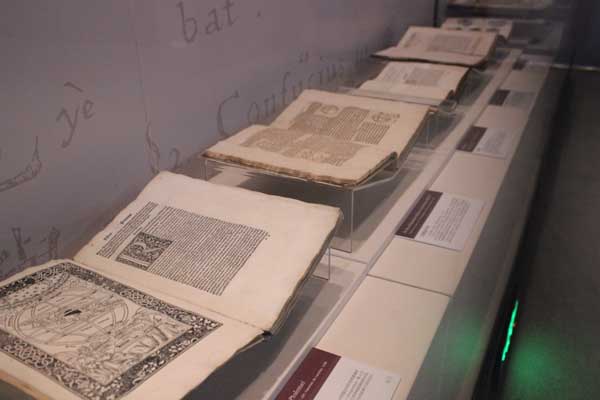 Rare Western books on display