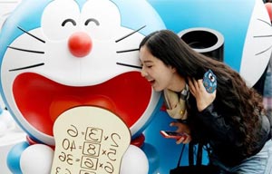 Doraemon exhibition kicks off in SW China's Chengdu