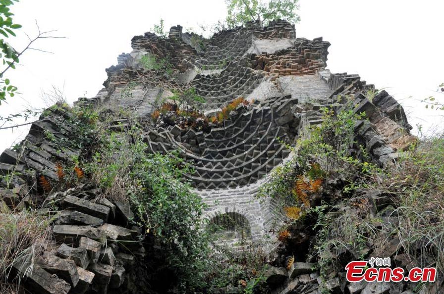 Half-structure-left pagoda stands for 500 years