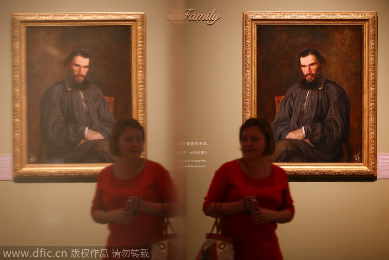 Exhibition on Tolstoy debuts in China museum