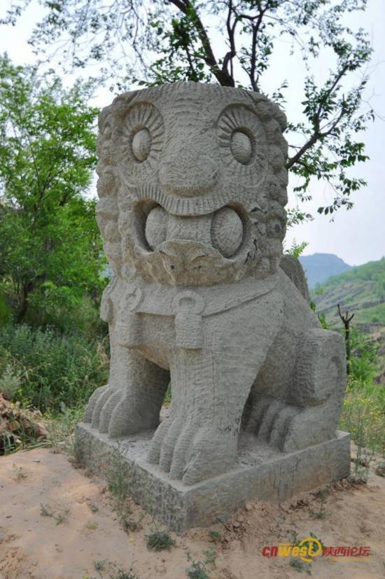 Shaanxi stone lions find fans online