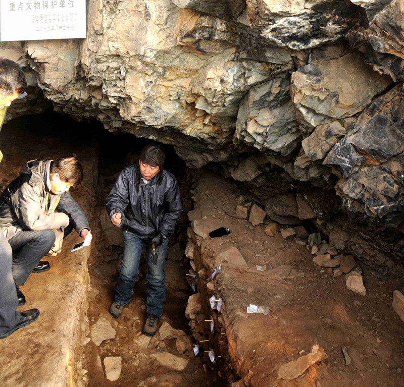 A 'wordless history book' found in Daxing'an Mountain