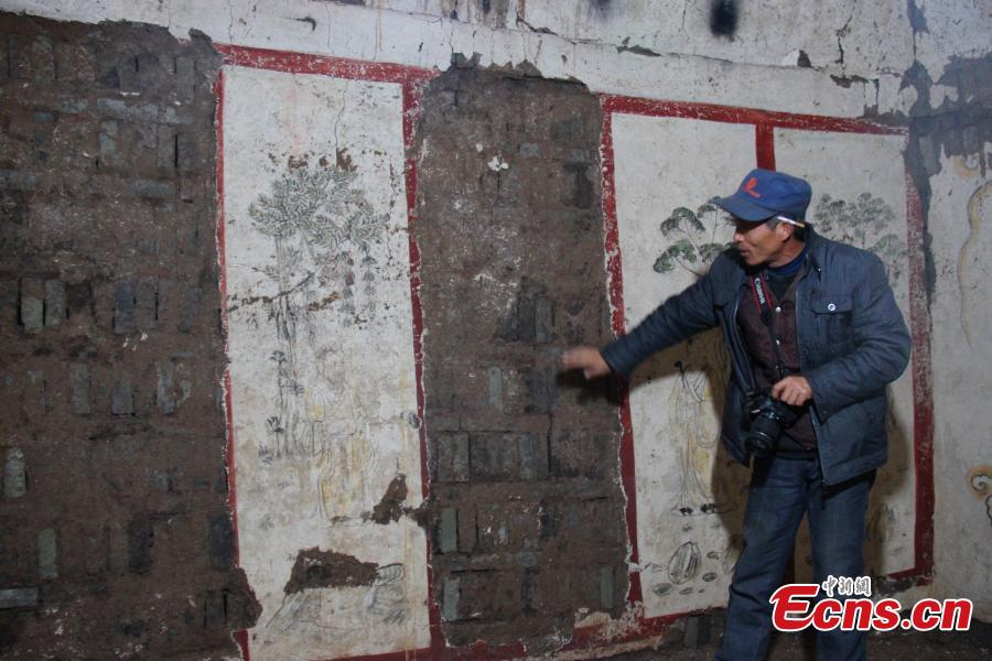 Earliest landscape mural of Tang Dynasty unearthed