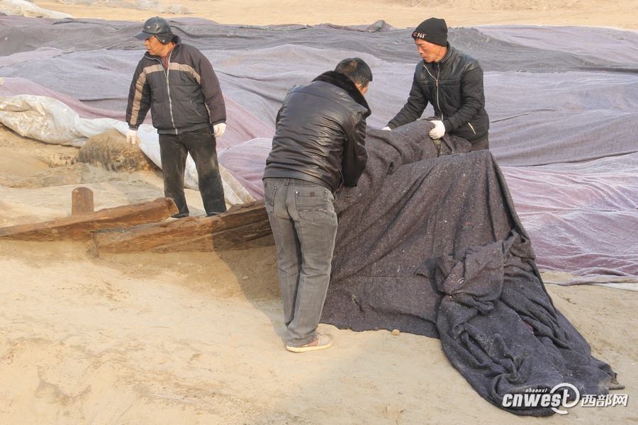 Ancient ship wreckage discovered in Xi'an