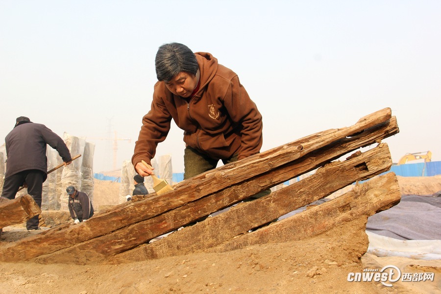 Ancient ship wreckage discovered in Xi'an