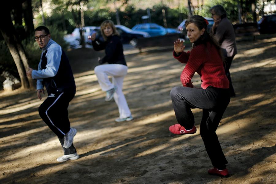 Spanish woman's affection for tai chi